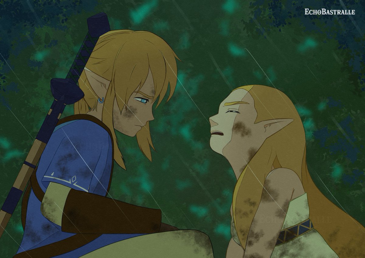 echos_arts's tweet photo. Birthday gift I made for one of my dearest friends @MarioSoundtrack ♥️

#thelegendofzelda #zelda #link #breathofthewild #illustration #botw https://t.co/g6g8veBBmb