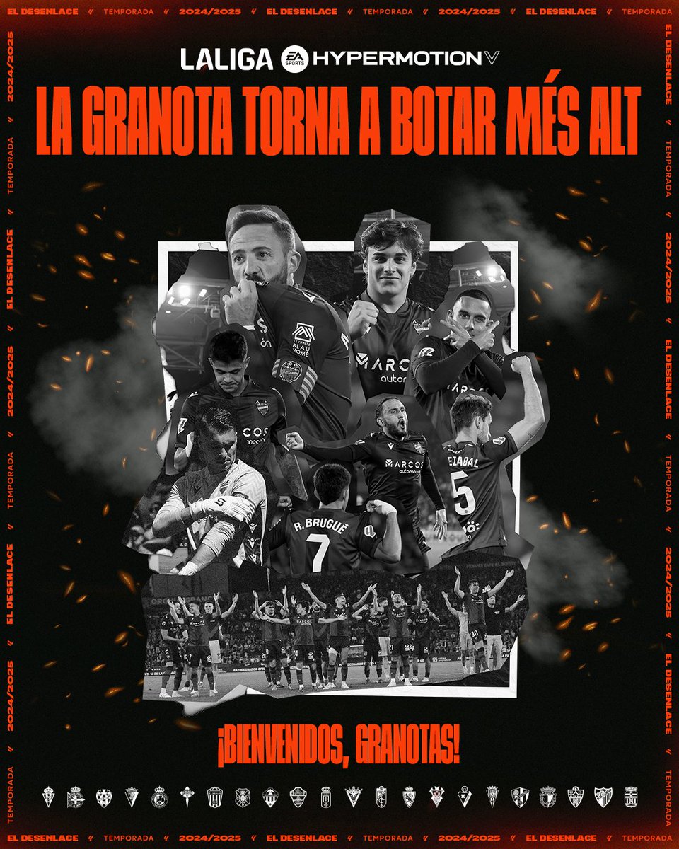💙❤️ LA GRANOTA TORNA A BOTAR MÉS ALT.

🆙 El <a href="/LevanteUD/">Levante UD</a> logra el ascenso y es nuevo equipo de #LALIGAEASPORTS.

🐸 ¡Enhorabuena granotas!

#DesenlaceLALIGA | #LALIGAHYPERMOTION