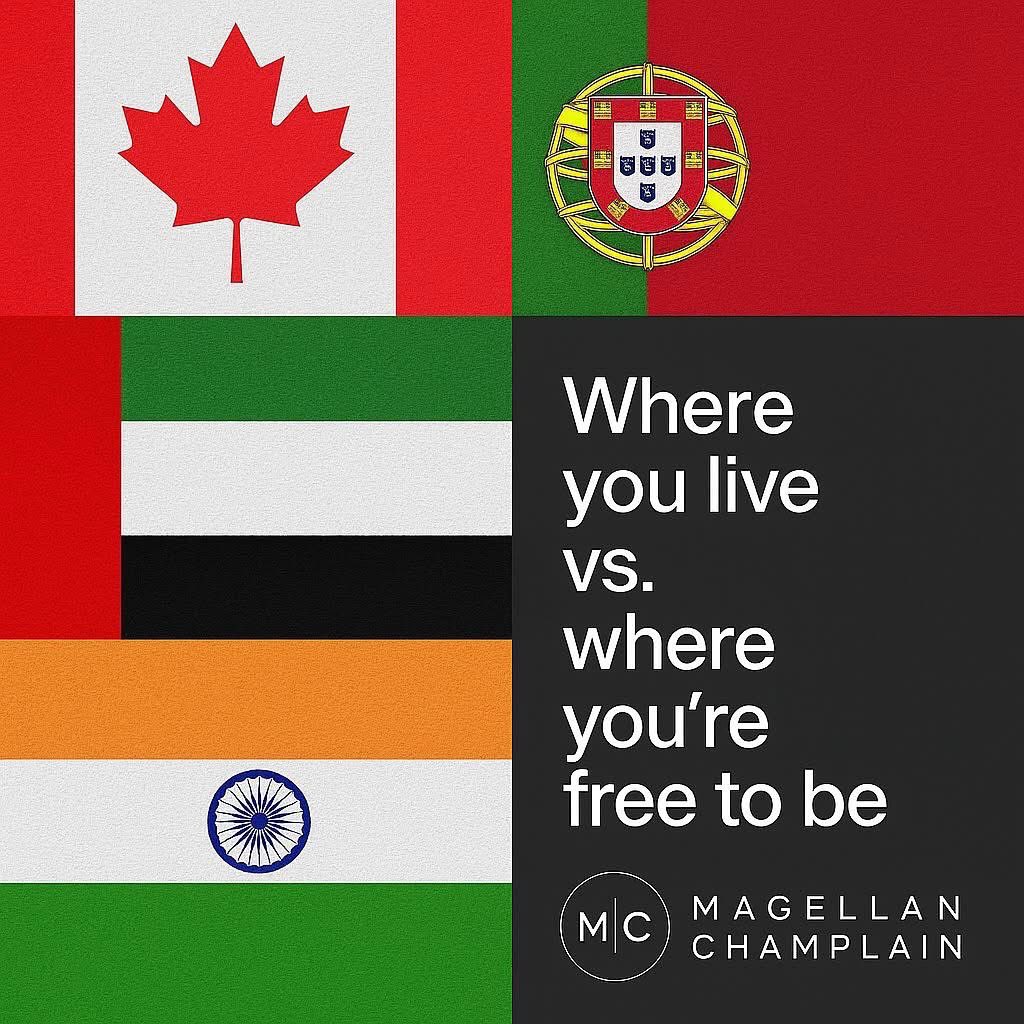 Where You Live vs. Where You’re Free to Be

At Magellan Champlain, we help clients make smart decisions about how and where to live—long-term or just part-time.

Some of our clients want to settle permanently in countries like Canada or Australia, with the goal of applying for