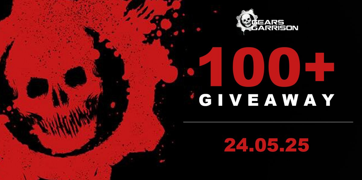 GearsGarrison's tweet image. 𝟭𝟬𝟬+ 𝗠𝗲𝗺𝗯𝗲𝗿𝘀 𝗚𝗶𝘃𝗲𝗮𝘄𝗮𝘆!
Congratulations to @Angry_ETH on winning our first Discord exclusive giveaway!
In order to be in with a chance of winning the next one, you can join the fight here: discord.gg/FVUSw8bFHz
𝗙𝗢𝗥 𝗧𝗛𝗘 𝗖𝗢𝗚!
#GearsofWar #Gears