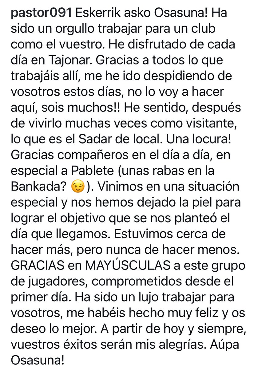 DANI PASTOR BEJARANO tweet media