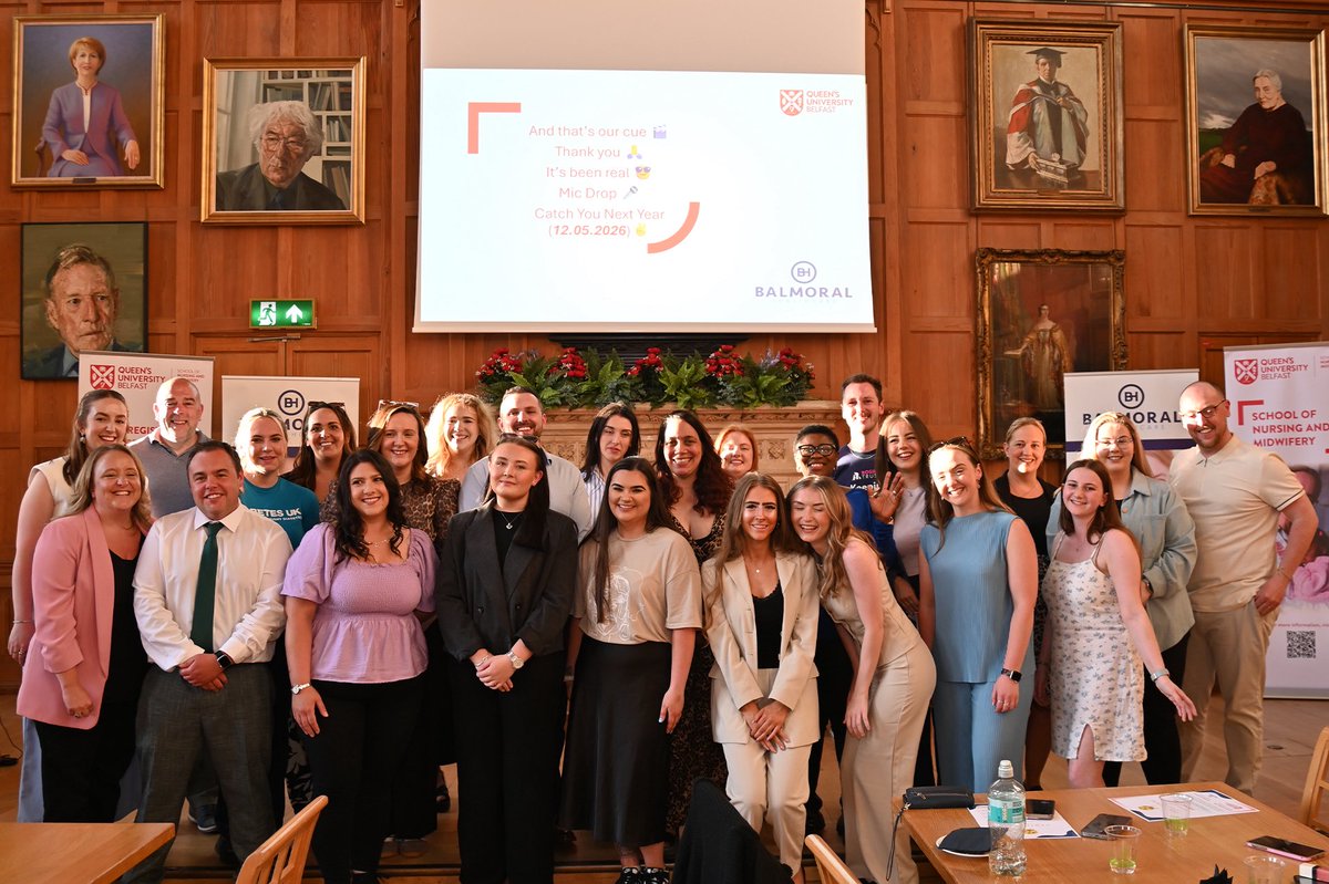 QUBAmbitionSONM's tweet photo. 🎉 Huge congrats to our first cohort of 25 students who completed the #QUBAmbitionToSuccess programme in partnership with @QUBSONM &amp; @BalmoralHealth! 💪✨ Incredible impact – students empowered to achieve. 🚀  #ThankYou 
📢 Applications open soon for next year – stay tuned! 👀📩 https://t.co/O2hBa9TarZ