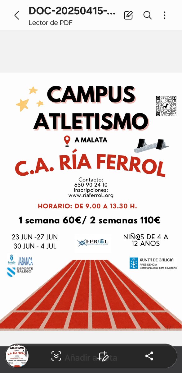 Ven a divertirte, aprender e disfrutar. Prazas limitadas. Corre, non te quedes sin ela