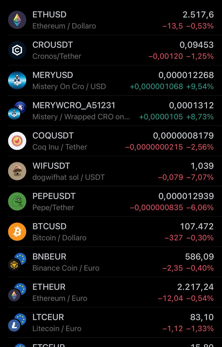 WEN EVERYTHING IS 🔴
$MERY IS 🟢

<a href="/Misteryoncro/">MERYCOIN</a> <a href="/cryptocom/">Crypto.com</a> #crofam #cro #mery #meryfam