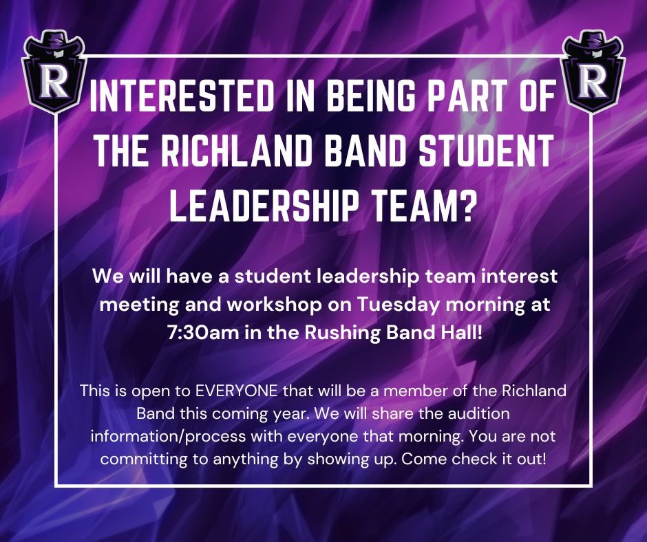 Richland HS Band (@RHSBandProsper) / Posts / X