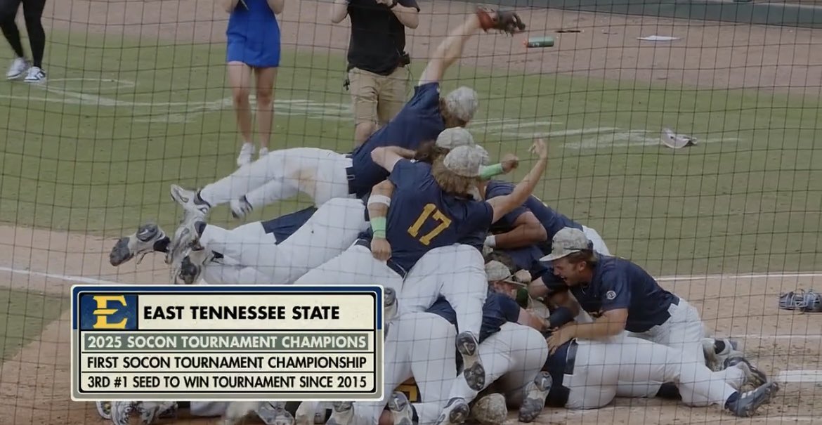 <a href="/ETSU_Baseball/">ETSU Baseball</a> IS GOING TO REGIONALS!!! 💙💛