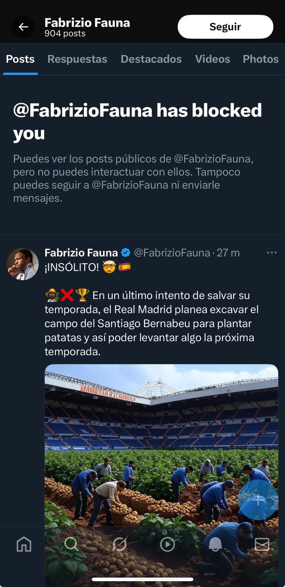 Acompáñame en esta corta historia. 😁

Ya sabemos quién eres <a href="/FabrizioFauna/">Fabrizio Fauna</a> 

Ahora quedas tú <a href="/enbajafutbol/">ENBAJA</a>