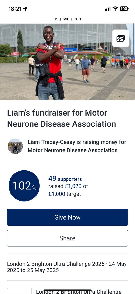 YouLoveCess's tweet image. Yesterday I attempted the 100k Ultra London 2 Brighton for @mndassoc which my oldman is battling. Unfortunately, I didn’t quite get to the finish line I managed to clock in 80.5k which is a remarkable achievement. Sore is an understatement 🤣 @UltraChallenges #L2BChallenge