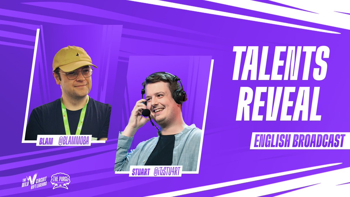 Say hello to the voices of the #RiftLegends Showdown!  ⚔️🎙️

📺 Catch <a href="/BLAMMOBA/">BLAM</a> &amp; @Itzstu4rt on twitch.tv/itzstu4rt as they guide you through every legendary play!