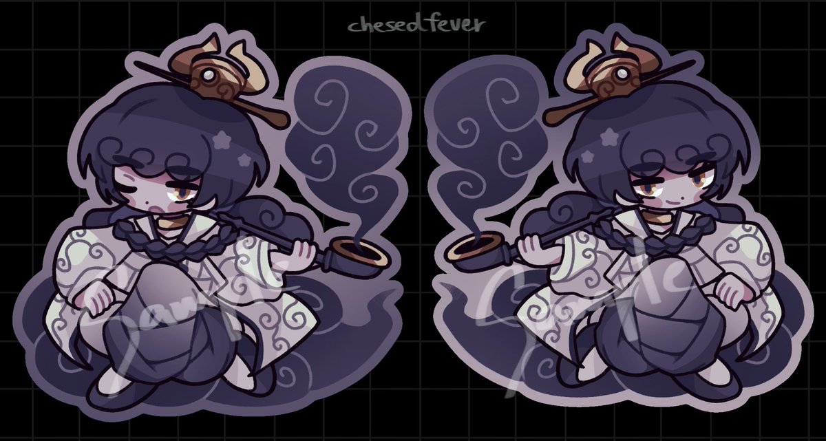 wang zhao doublesided keychain :9