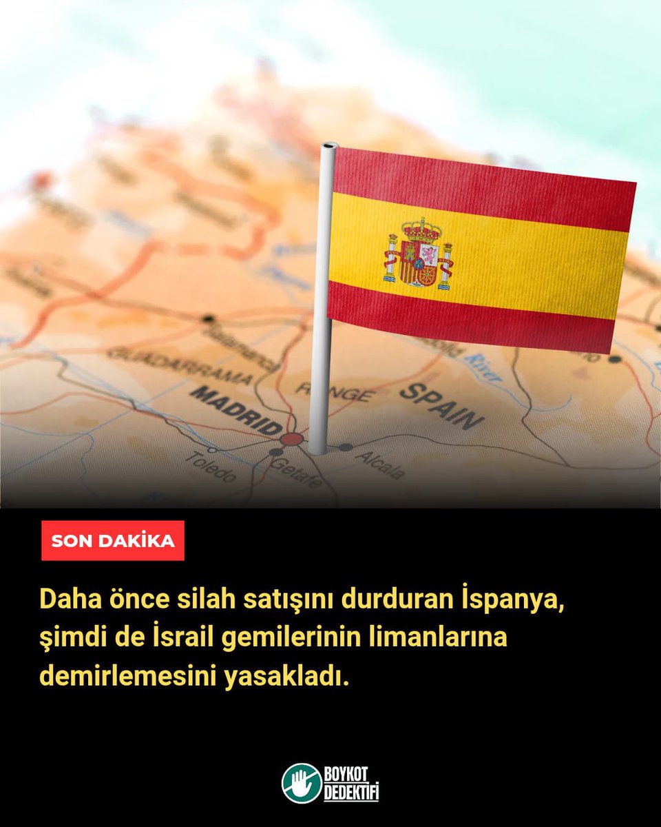 B0YKOTDedektifi's tweet photo. #SONDAKİKA

🔴 İspanya Dışişleri Bakanlığı:

" İsrail ordusunun Gazze'de yaptıklarını durdurmak için sesimizi yükseltmeli ve gerekli önlemleri almalıyız." https://t.co/NmXYaSP0kV