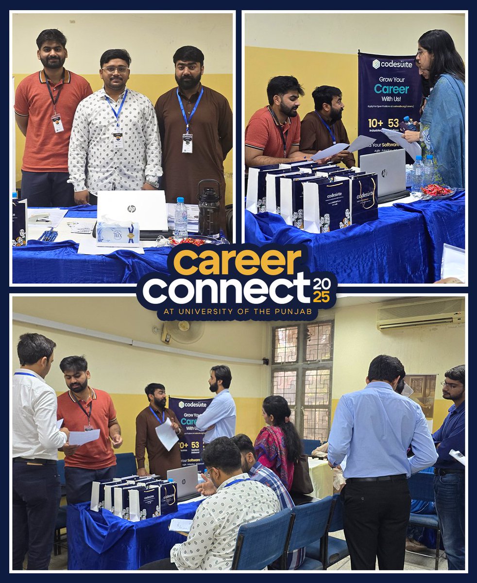 code_suite's tweet image. Connecting with the future of tech at Career Connect, @IBITPU
CodeSuite had an amazing time engaging with students and discussing their career aspirations.
#CodeSuite #IBIT #CareerFair #StudentEngagement