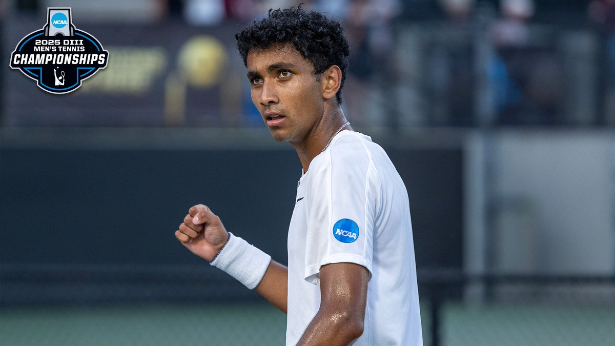NCAC (@ncac) on Twitter photo Returning to the national stage, Kael Shah <a href="/DenisonSports/">denisonsports</a> advanced to the <a href="/NCAADIII/">NCAA Division III</a> Men's Tennis Singles Championship final for the second consecutive season. #NCACPride #ncacmten
📰 | tinyurl.com/ywanh727
📸 | Jake Cammarata Returning to the national stage, Kael Shah <a href="/DenisonSports/">denisonsports</a> advanced to the <a href="/NCAADIII/">NCAA Division III</a> Men's Tennis Singles Championship final for the second consecutive season. #NCACPride #ncacmten
📰 | tinyurl.com/ywanh727
📸 | Jake Cammarata