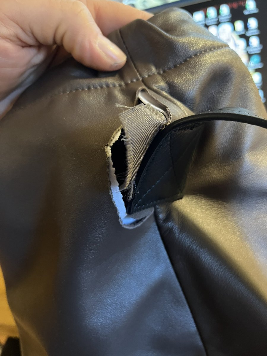 romeu75's tweet photo. Hey @ZARA_Care I bought a Nanushka leather bucket bag in Jan &amp; the leather has ripped at the strap attachment after minimal use. 😞 Can you help with this? Hope this is not the expected lifespan of my bag. Thanks! #CustomerService https://t.co/pGHaA69jg9