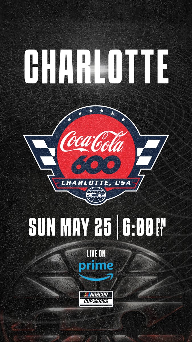 Bristol Motor Speedway (@itsbristolbaby) on Twitter photo TUNE IN for the #CocaCola600 Tonight on Prime!
π: 6:00 PM EST
πΊ: <a href="/SportsonPrime/">Sports on Prime</a>
Start your 30 day Free Trial π amazon.com/amazonprime TUNE IN for the #CocaCola600 Tonight on Prime!
π: 6:00 PM EST
πΊ: <a href="/SportsonPrime/">Sports on Prime</a>
Start your 30 day Free Trial π amazon.com/amazonprime