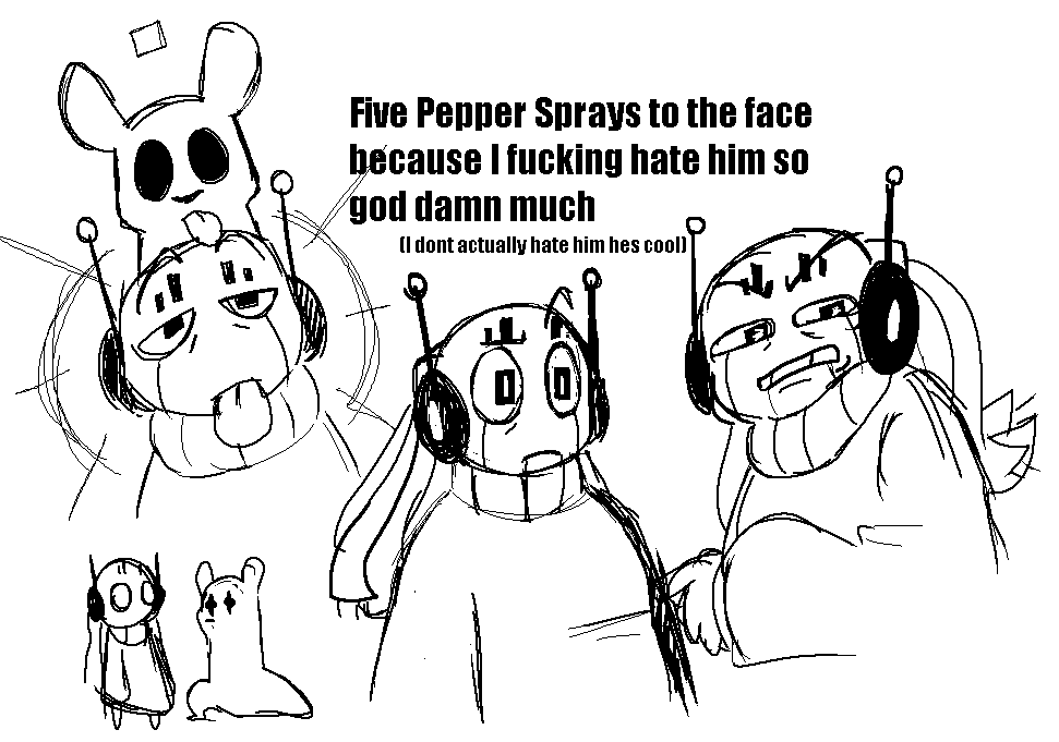 #rainworld five pebblely doodles cuz I need to draw iterators more.