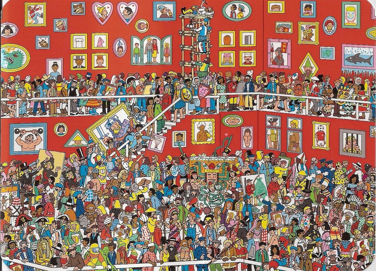 FindingVixMyers's tweet photo. Where's Vicky at the art gallery - level easy peasy! Hopefully. https://t.co/I9HhC6ykw9