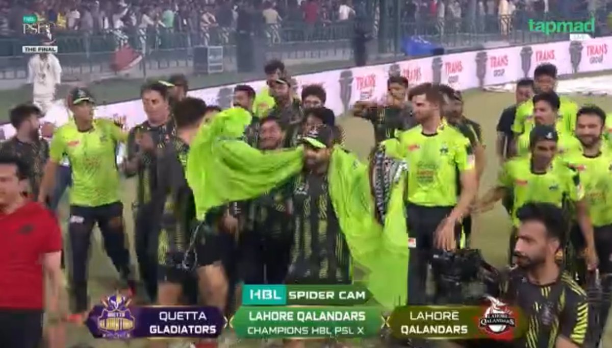 Lahore won the final

#PSL2025 #PSLFinal #LahoreQalandars #sikandarraza