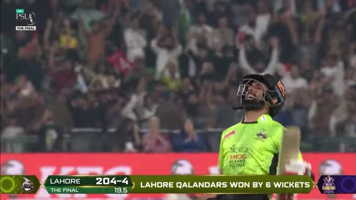 Ahtesham Shazir (@okshazir) on Twitter photo Congratulations 🎉 <a href="/lahoreqalandars/">Lahore Qalandars</a> on winning the <a href="/OfficialPSL/">Official PSL</a> 3rd time <a href="/SRazaB24/">Sikandar Raza</a> You beauty ❤️
#PSLFinal #PSL2025 #LahoreQalandars #quettagladiators Congratulations 🎉 <a href="/lahoreqalandars/">Lahore Qalandars</a> on winning the <a href="/OfficialPSL/">Official PSL</a> 3rd time <a href="/SRazaB24/">Sikandar Raza</a> You beauty ❤️
#PSLFinal #PSL2025 #LahoreQalandars #quettagladiators