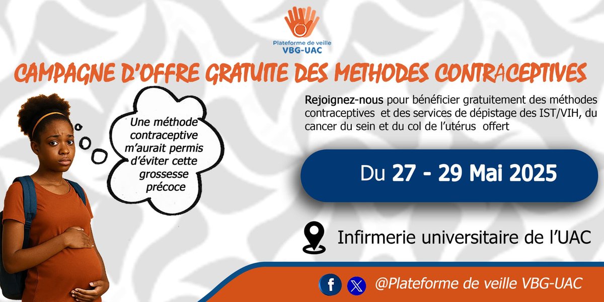 𝐂𝐨𝐭𝐨𝐧𝐨𝐮 et 𝐀𝐛𝐨𝐦𝐞𝐲-𝐂𝐚𝐥𝐚𝐯𝐢 accueillent la campagne 𝒈𝒓𝒂𝒕𝒖𝒊𝒕𝒆 𝒅𝒆 𝒔𝒆𝒓𝒗𝒊𝒄𝒆 𝒅𝒆𝒔 𝒎𝒆́𝒕𝒉𝒐𝒅𝒆𝒔 𝒄𝒐𝒏𝒕𝒓𝒂𝒄𝒆𝒑𝒕𝒊𝒗𝒆𝒔, 𝒅𝒆́𝒑𝒊𝒔𝒕𝒂𝒈𝒆 𝒅𝒖 𝒕𝒖𝒎𝒆𝒖𝒓 𝒅𝒖 𝒔𝒆𝒊𝒏 𝒆𝒕 𝒅𝒖 𝒄𝒐𝒍 𝒅𝒆 𝒍'𝒖𝒕𝒆́𝒓𝒖𝒔.  🥰🤗