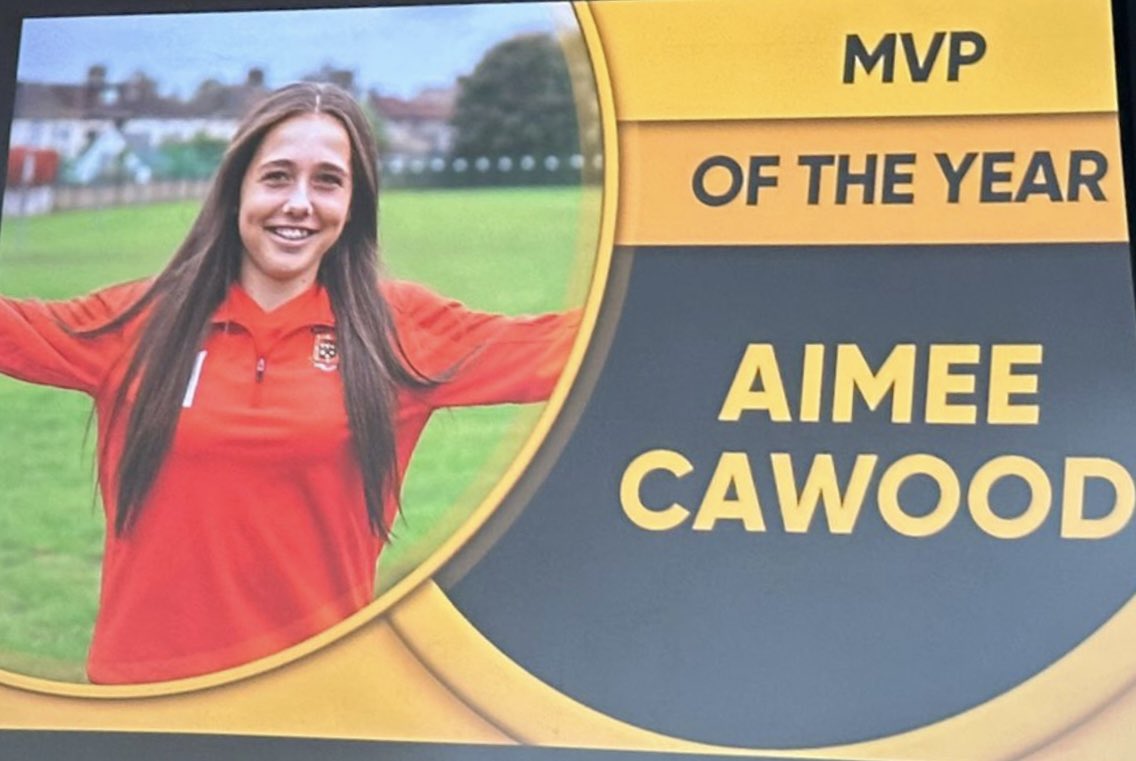 Minichick81's tweet photo. Congratulations Aims ⚽️🔥 BAs Most Valuable Player of the year 🥰🥰 Honestly, you make us so proud 🙌🏻 https://t.co/Cs2wu7lrpq