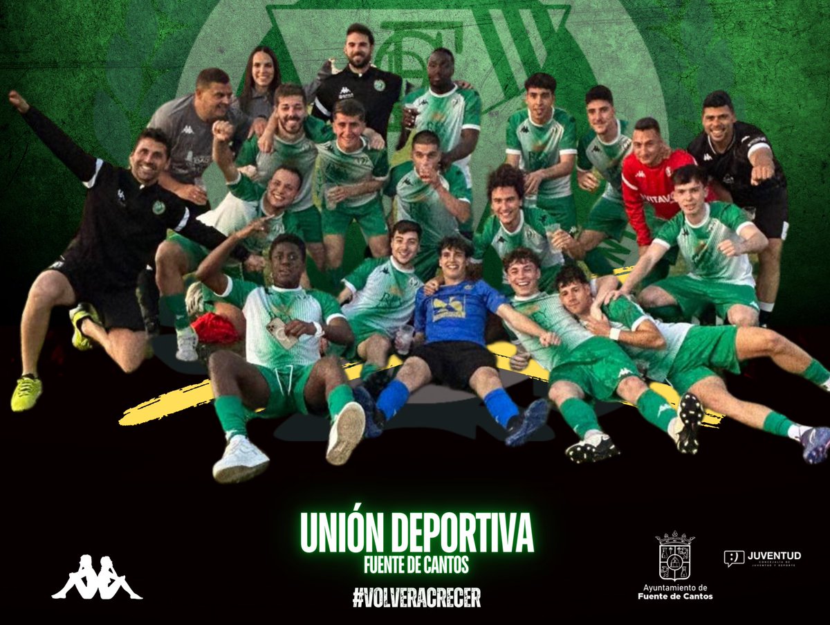 UDFDC's tweet photo. ⚽️ Hasta aquí nuestro camino en los #PlayOff 

💚 Gracias a toda la afición desplazada, sois increíbles!

💪🏻 Enhorabuena al CP Montehermoso por el pase a la siguiente ronda. Sois un equipazo en todos los sentidos.

#VolverACrecer https://t.co/1jc0C2lWAL