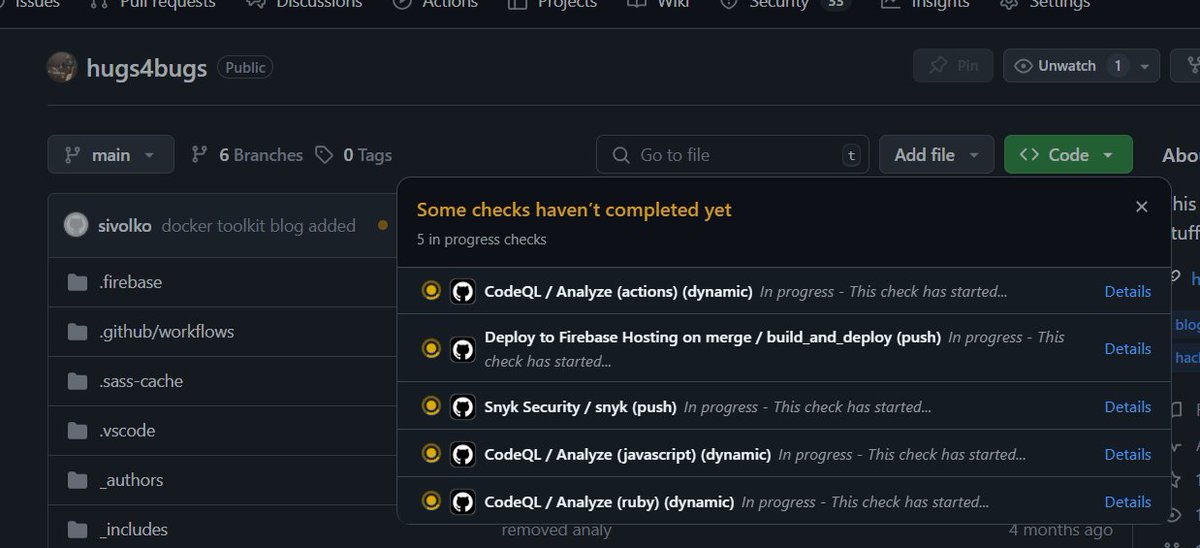myselfshubhendu's tweet image. Tell me You&apos;re a #security folk without telling it 

mine : 

@github @snyksec #security #codeQL #AppSec