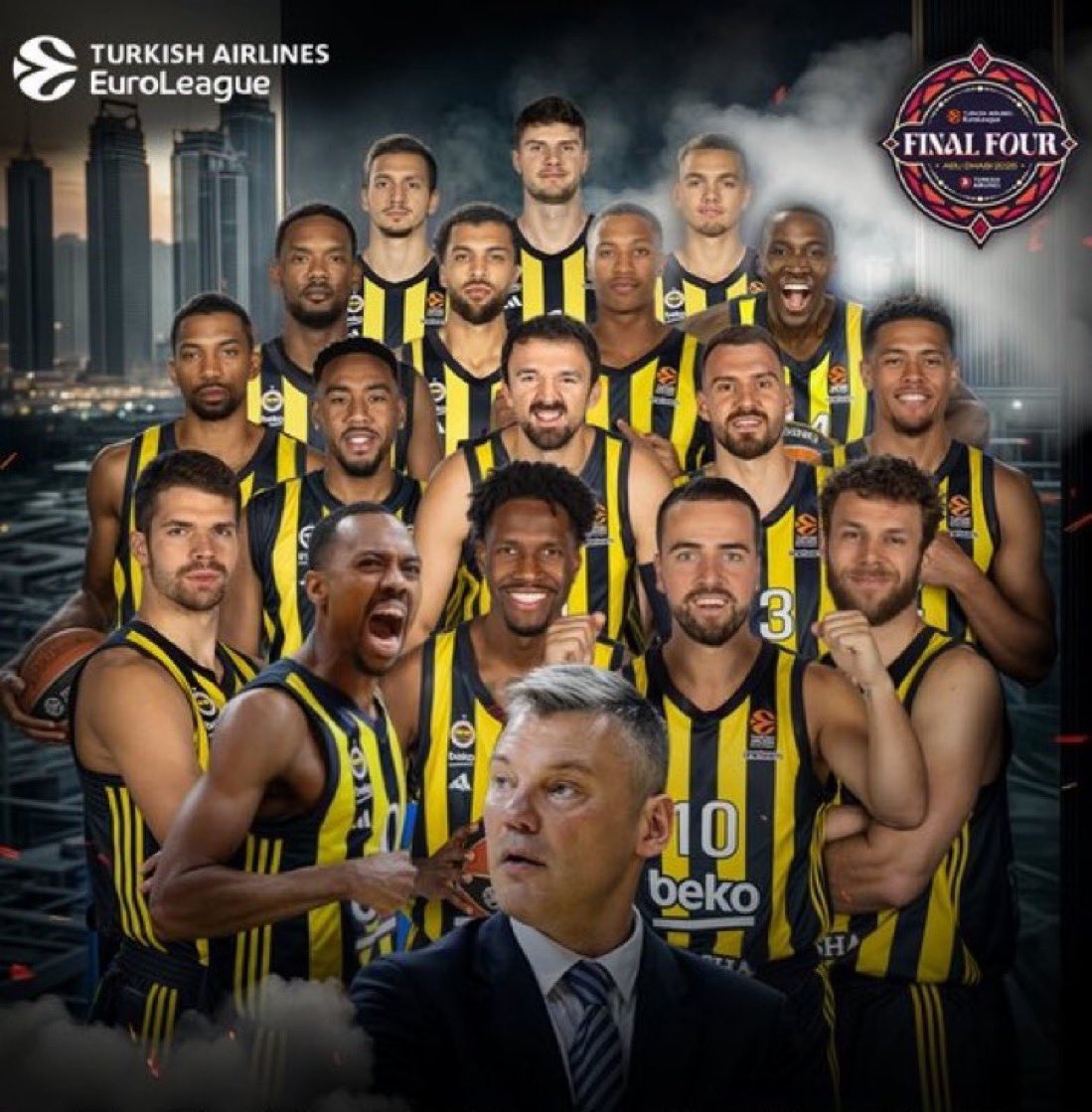 Yine, yeni, yeniden #finalfour2025 #FenerbahceBeko