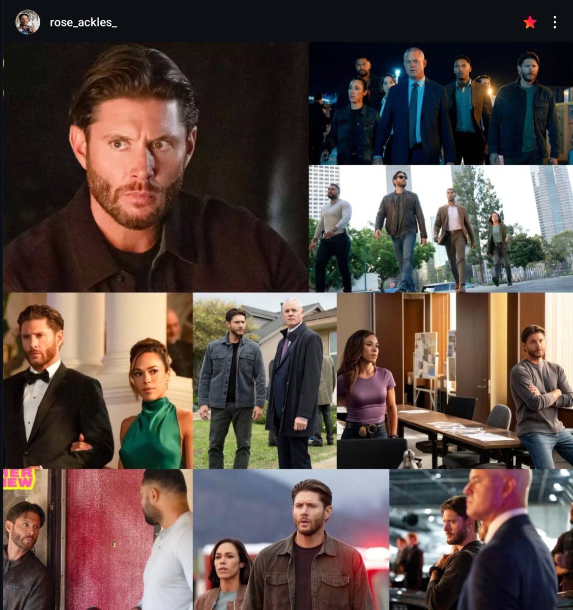 Thanks to <a href="/Rose_ackles_/">Rose🌹🌈Mark Meachum Apologist</a> for this collage of #jensenackles where we look forward to the #countdown series 🙏❤️