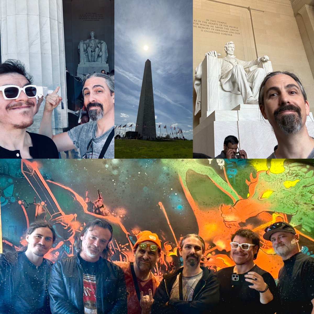 bearmccreary's tweet photo. A quick DC adventure! Grabbed amazing sandwiches at #DragonHero (I got the “KING ARTHUR” nom nom) before we saw some sights.
So excited to jam at @930Club tonight. I’ve been hearing about this venue my whole life… Let’s do this!
🤘🏼🐻 https://t.co/tAu5fB8Oun