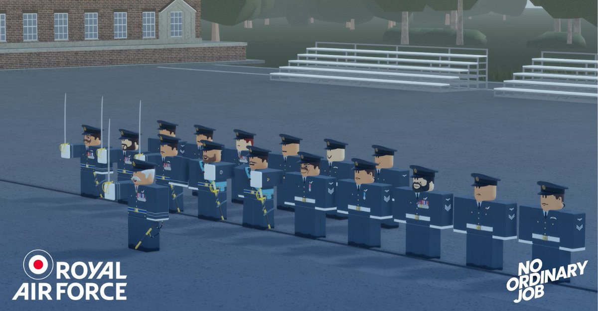 CorpsRaf's tweet image. This evening, No.2 Group rallied at Larkhill Parade Square for the BAF wide bi-weekly inspection. 

 We rallied 16 personnel, to be inspected by the Chief of Air Staff.