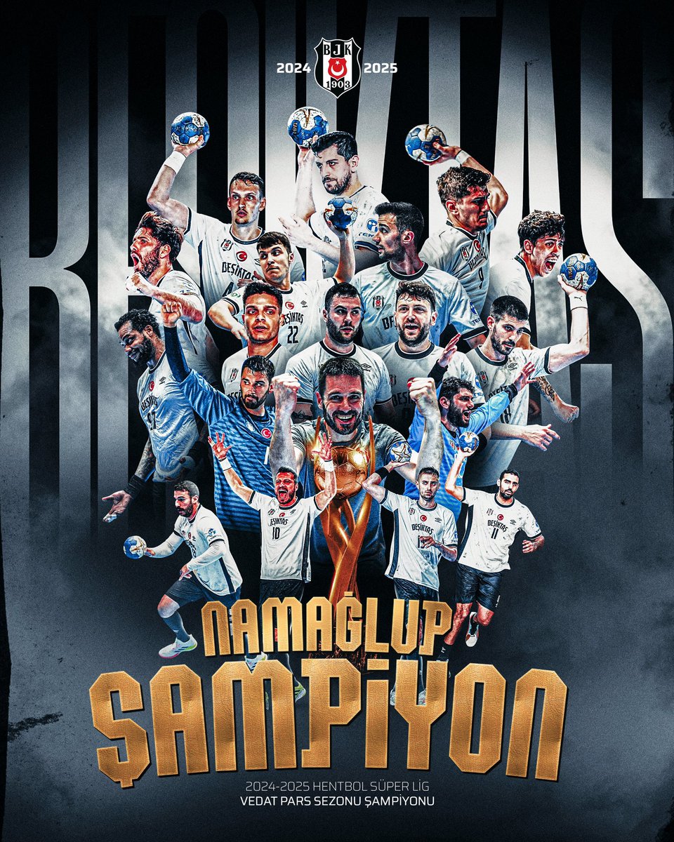 Bu sezon 3 büyüklerin aldığı şampiyonluklar 
#Galatasaray Süper Lig Şampiyonluğu 
#Fenerbahce #Euroleague şampiyonluğu
#Beşiktaş Hentbol ligi namağlup şampiyonluğu