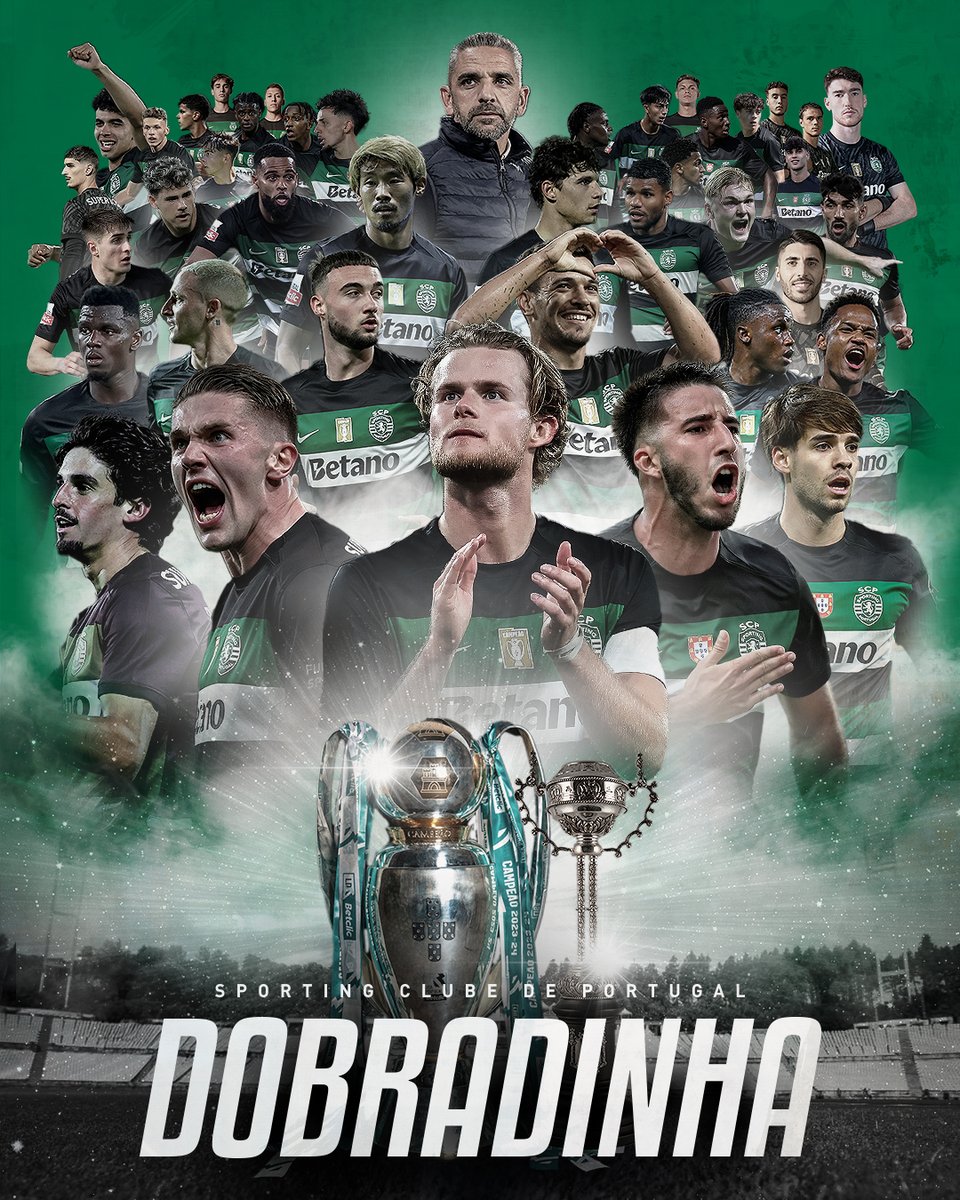 🟢⚪ A Taça de Portugal é nossa e está feita a 𝐃𝐎𝐁𝐑𝐀𝐃𝐈𝐍𝐇𝐀 🏆🏆