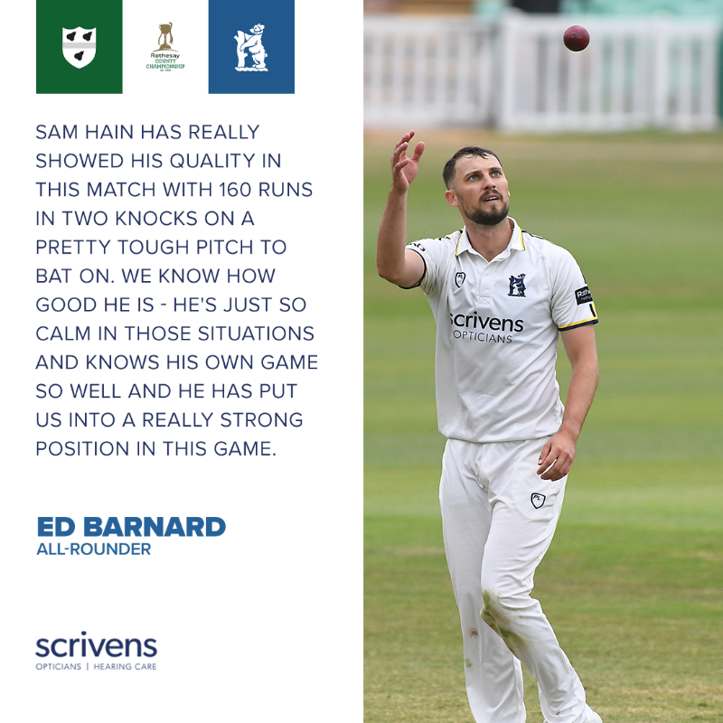 WarwickshireCCC's tweet photo. Barney talks Sam's classy contributions ๐ฌ
Match Centre ๐บ https://t.co/2hoHwgCios
๐ป#YouBears | #WORvWAR https://t.co/EXHWXNVkih