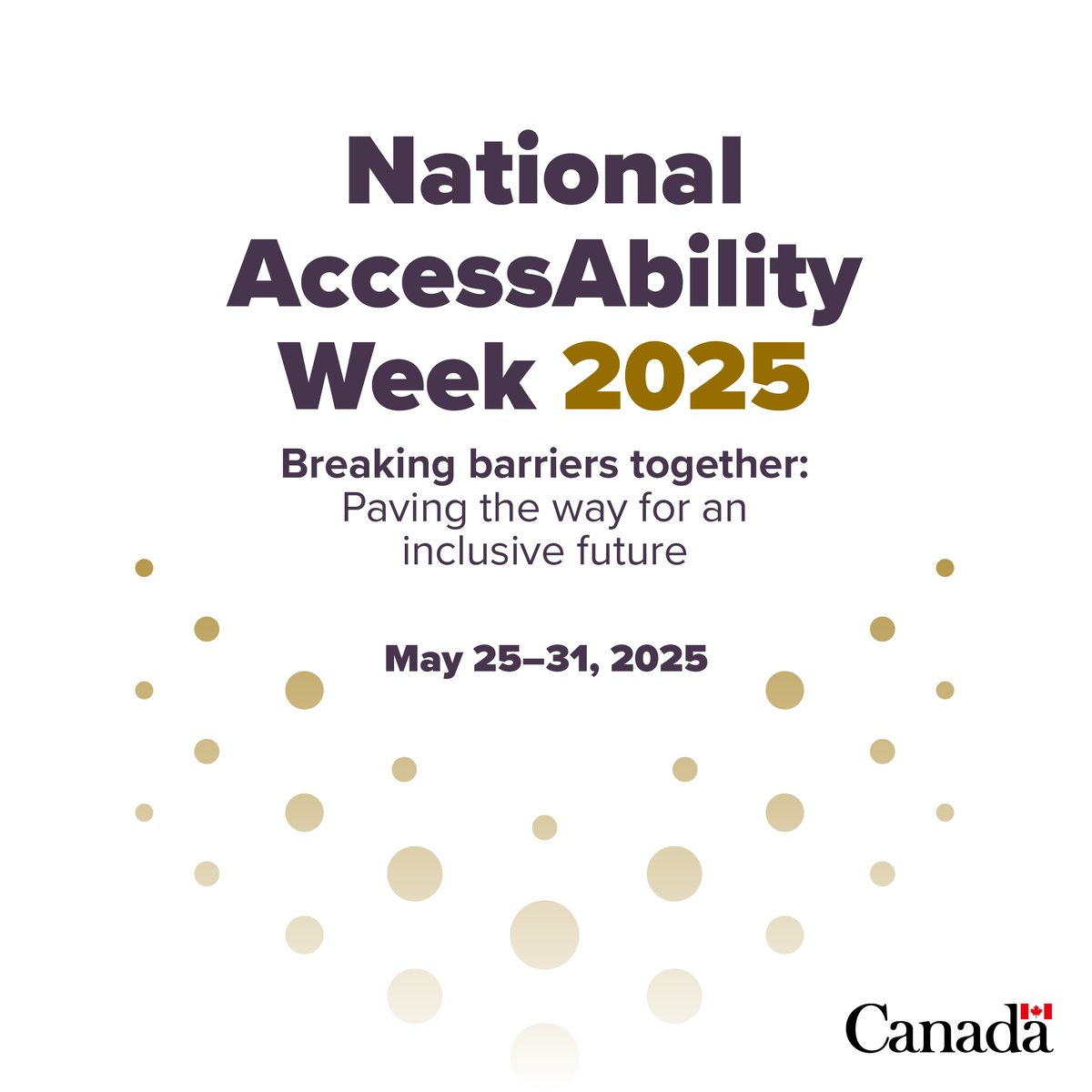 scribewireinc's tweet photo. Breaking barriers together takes all of us—individuals and institutions—to create real, lasting change.
@AccessibleGC's #NAAW2025 celebrates those who speak up for accessibility, while recognizing that there's more to do. Let's build a barrier-free Canada! #AccessibleCanada https://t.co/90mcGqxlvB