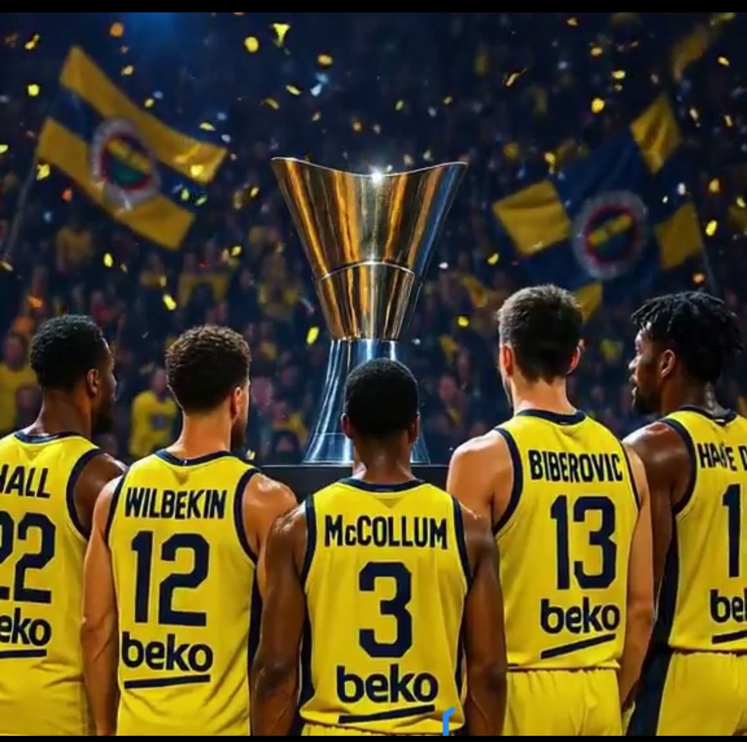 Ülkemize gurur ve değer kattan fenerbahçe'mize ve getirdikleri kupa için tebrik ve teşekkürler. Fenerbahçe candır.
#finalfour2025