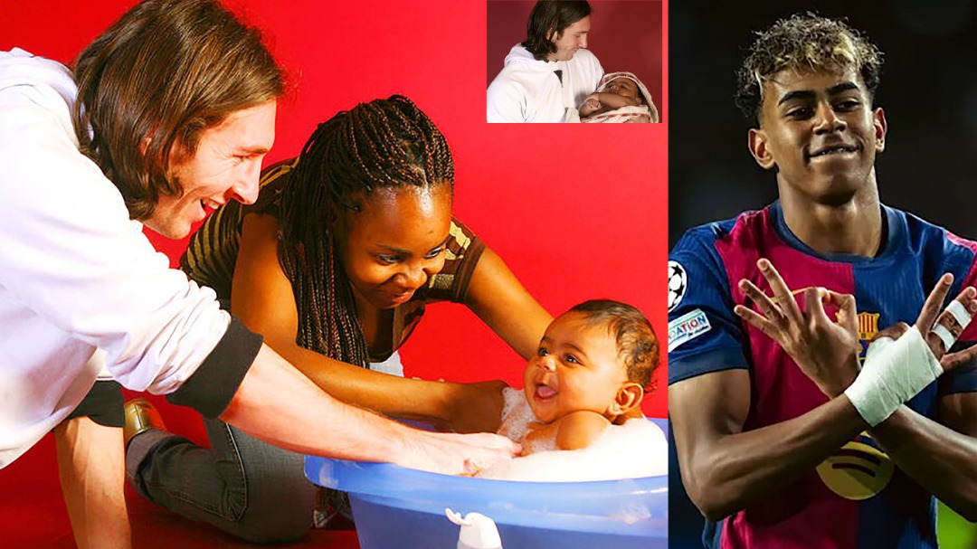 Hari habayiki ? Umunsi Lionel Messi yuhagira Lamine Yamal wari umwana w’amezi atandatu. ⚽

1/12

A Thread. ⬇️⬇️