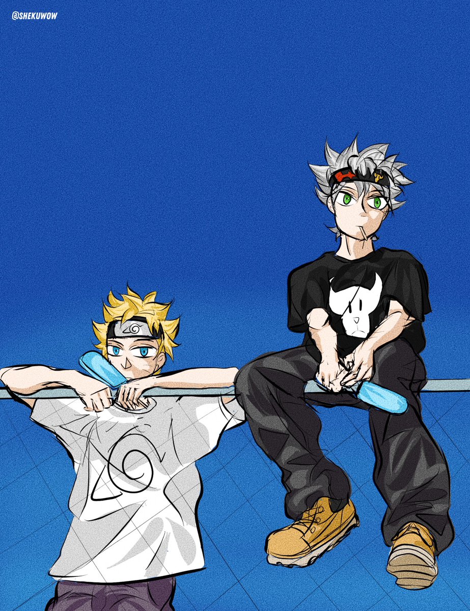 day off 

#BlackClover x #Boruto