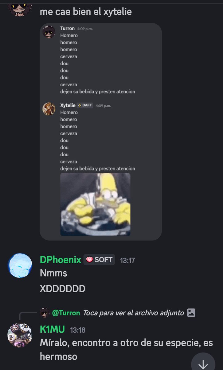 Nueva gente en el server y velizan encontró a uno de su misma especie