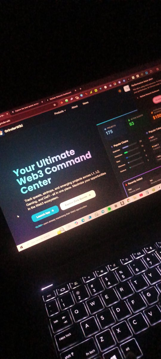 Dear web3 Grinders/jobbers

Before you sleep, check this out for ;

New projects/Ecosystem, 

Quests and 

Airdrops 

👉 new.grinder.wiki

Say thank you in comments.

Like &amp; Retweet 💜❤️

Yes, you are welcome,✌️