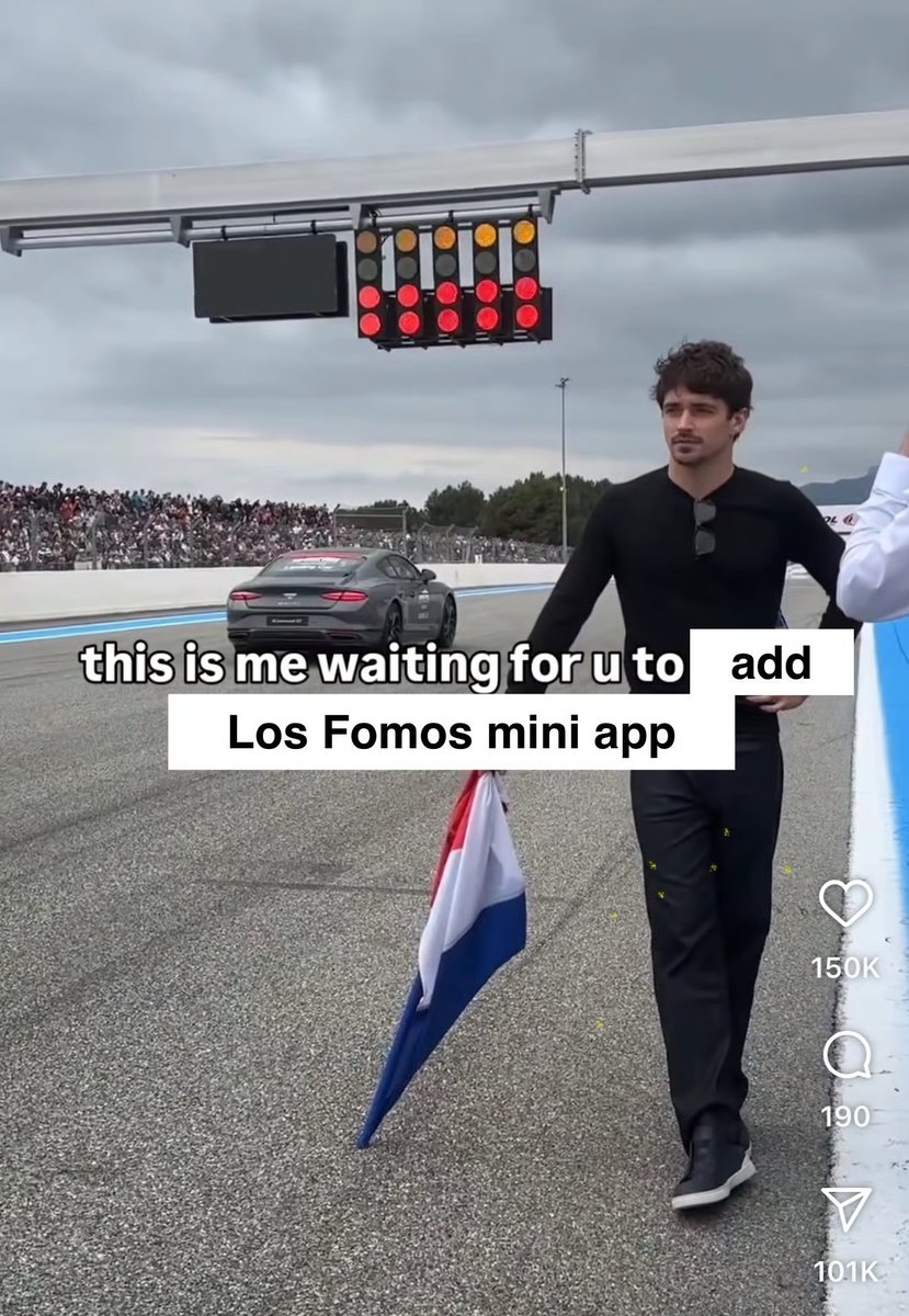 But you should be on <a href="/LosFomos/">Los Fomos (visit LF on Farcaster)</a> for that (for now)