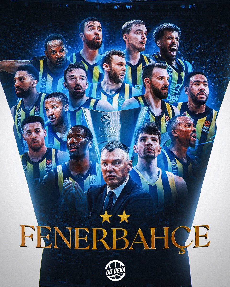 Fenerbahçe beko Euroleague şampiyonu 💪👏👏👏
Tebrikler #FenerbahceBeko 👏👏👏
Sonuna kadar hakedilmiş harika bir şampiyonluk 💪🇹🇷
#finalfour2025
