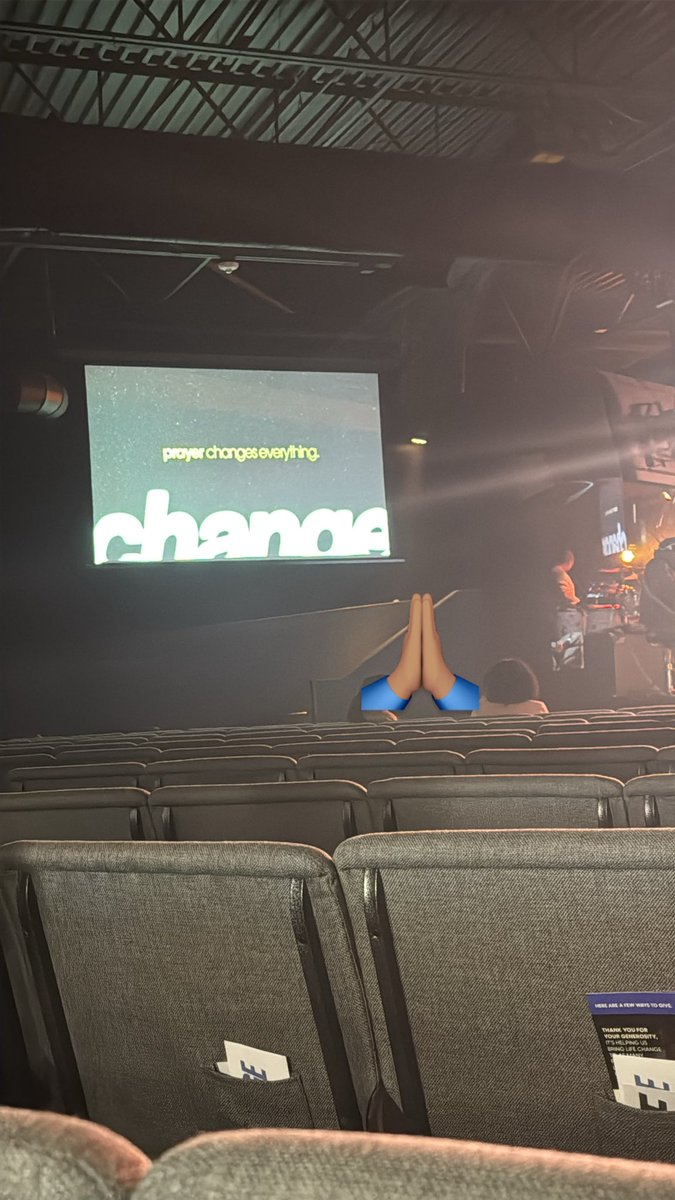 At Church this morning ! Just know “ Prayer changes Everything “