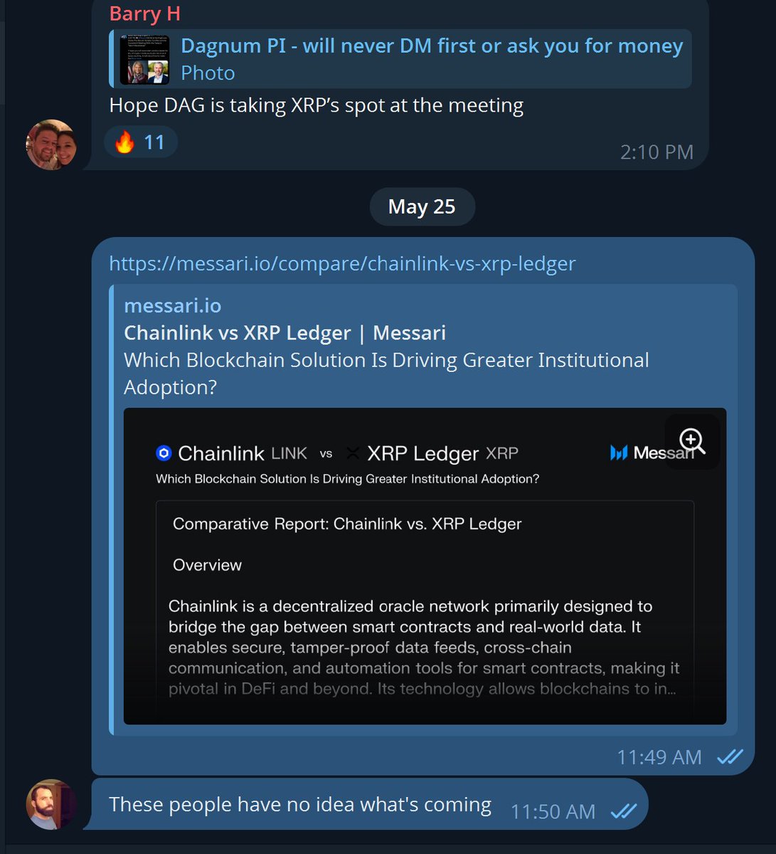 XRP vs $LINK Why Analysts Are Wrong This Cycle and $DAG Is the Dark Horse  @MessariCrypto recent analysis pits XRP Ledger and Chainlink (LINK) as two  heavyweights in the race for institutional