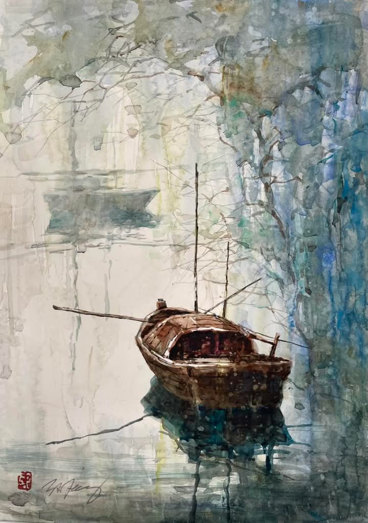 SilviaChaves5's tweet image. Z.L.Feng. El arte en los detalles . #botes