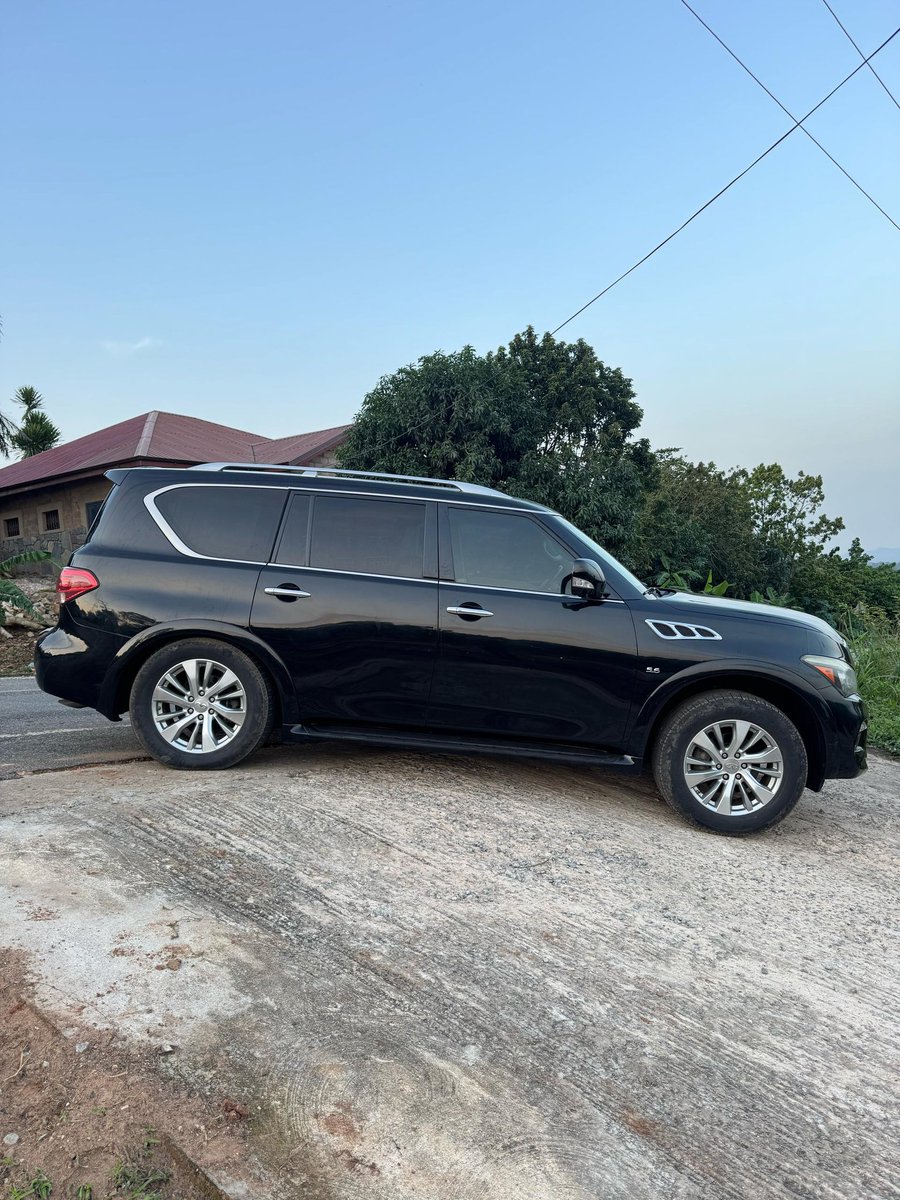 Nii_saki_'s tweet image. 2017 Infiniti QX80
5.6 litre V8 petrol engine
79,000miles
Automatic transmission
Keyless entry, Push start
360 camera, Bluetooth
Leather seats (7 seater)
Cool box (fridge)
Sunroof
All Wheel Drive system

🇬🇭 680,000ghc negotiable
📞 0546326934