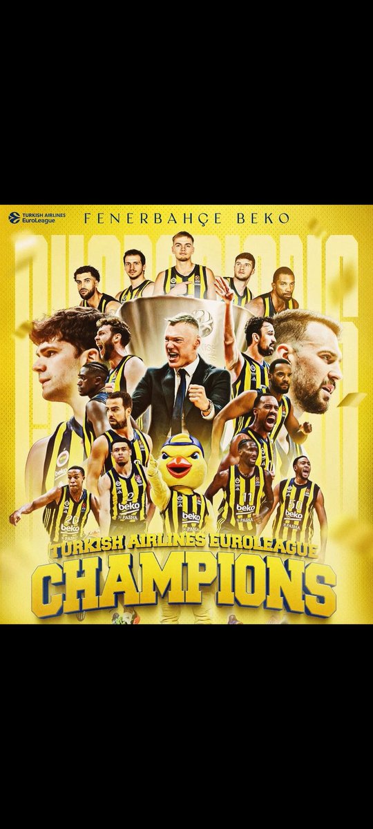 Tebrikler Fenerbahçem!💛💙💪🇹🇷 #finalfour2025 #FenerbahceBeko
