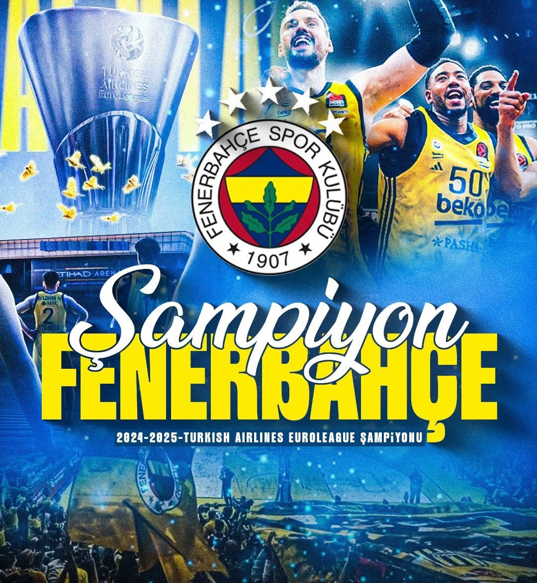 Dr. Ali Toltar (@alitoltar041) on Twitter photo Final Four’u ikinci kez kazanarak bir kez daha basketbol’da Avrupa’nın en büyüğü olma ünvanını elde eden ve 🇹🇷Türkiye’yi gururlandıran Fenerbahçe erkek Basketbol Takımımızı ve tüm <a href="/Fenerbahce/">Fenerbahçe SK</a> taraftarlarını <a href="/FBBasketbol/">Fenerbahçe Beko</a> tebrik ediyorum.
👏Tebrikler Avrupa Şampiyonu 🏆 Final Four’u ikinci kez kazanarak bir kez daha basketbol’da Avrupa’nın en büyüğü olma ünvanını elde eden ve 🇹🇷Türkiye’yi gururlandıran Fenerbahçe erkek Basketbol Takımımızı ve tüm <a href="/Fenerbahce/">Fenerbahçe SK</a> taraftarlarını <a href="/FBBasketbol/">Fenerbahçe Beko</a> tebrik ediyorum.
👏Tebrikler Avrupa Şampiyonu 🏆