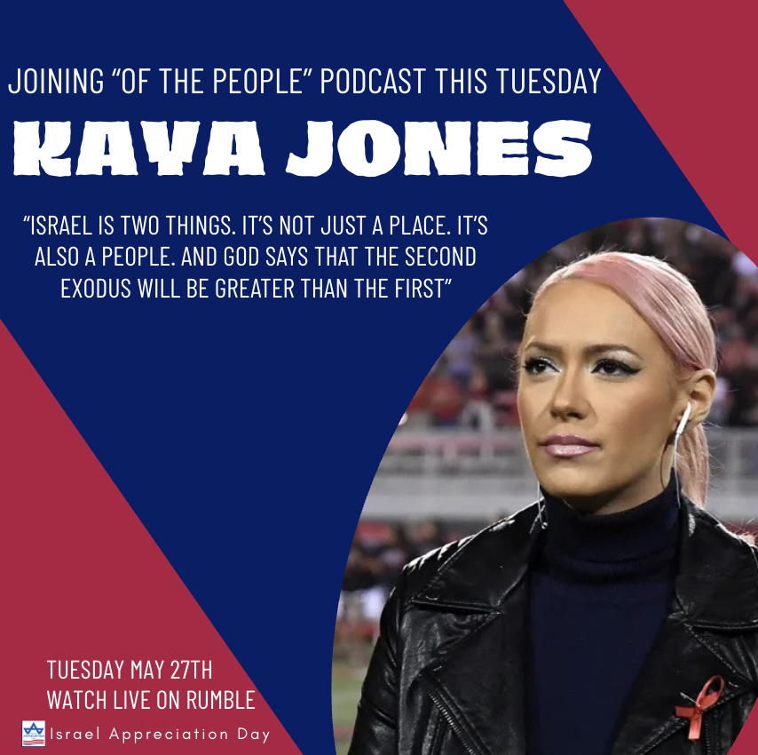 IsraelAppDay's tweet photo. 🎙️ This Tuesday, Kaya Jones joins the "Of The People" podcast to share her journey of faith, activism, and the latest on her endeavors. Tune in for an inspiring conversation! 🙏🏼 #OfThePeople
Follow @OfThePeople_RBC
Follow @KayaJones
Follow @israelappday
Watch here!
https://t.co/hHCoT55H6V
#Sunday #Podcast #ThisTuesday #LIVe #TuneIn #ProIsrael #Advocacy #PussycatDolls #KayaJones #Music