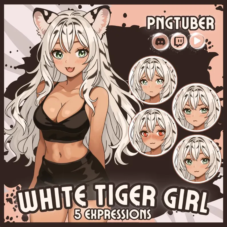 Splakess's tweet photo. White Tiger PNGTUBER on my Etsy! https://t.co/2QwiXkH1ey
#WhiteTiger #PNGTUBER #Anime https://t.co/4E3ZGCQG7Z